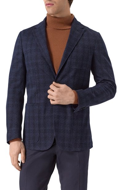 Хлопковый пиджак CANALI, арт. J0147/JJ02703, фото 4