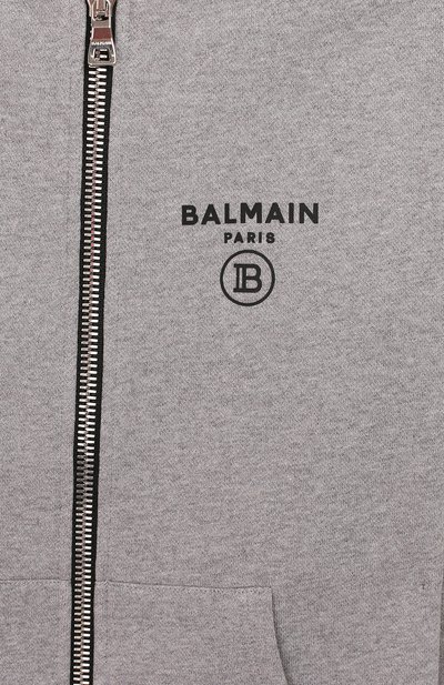 Хлопковая толстовка BALMAIN, арт. 6M4700/MX270/12-16, фото 3