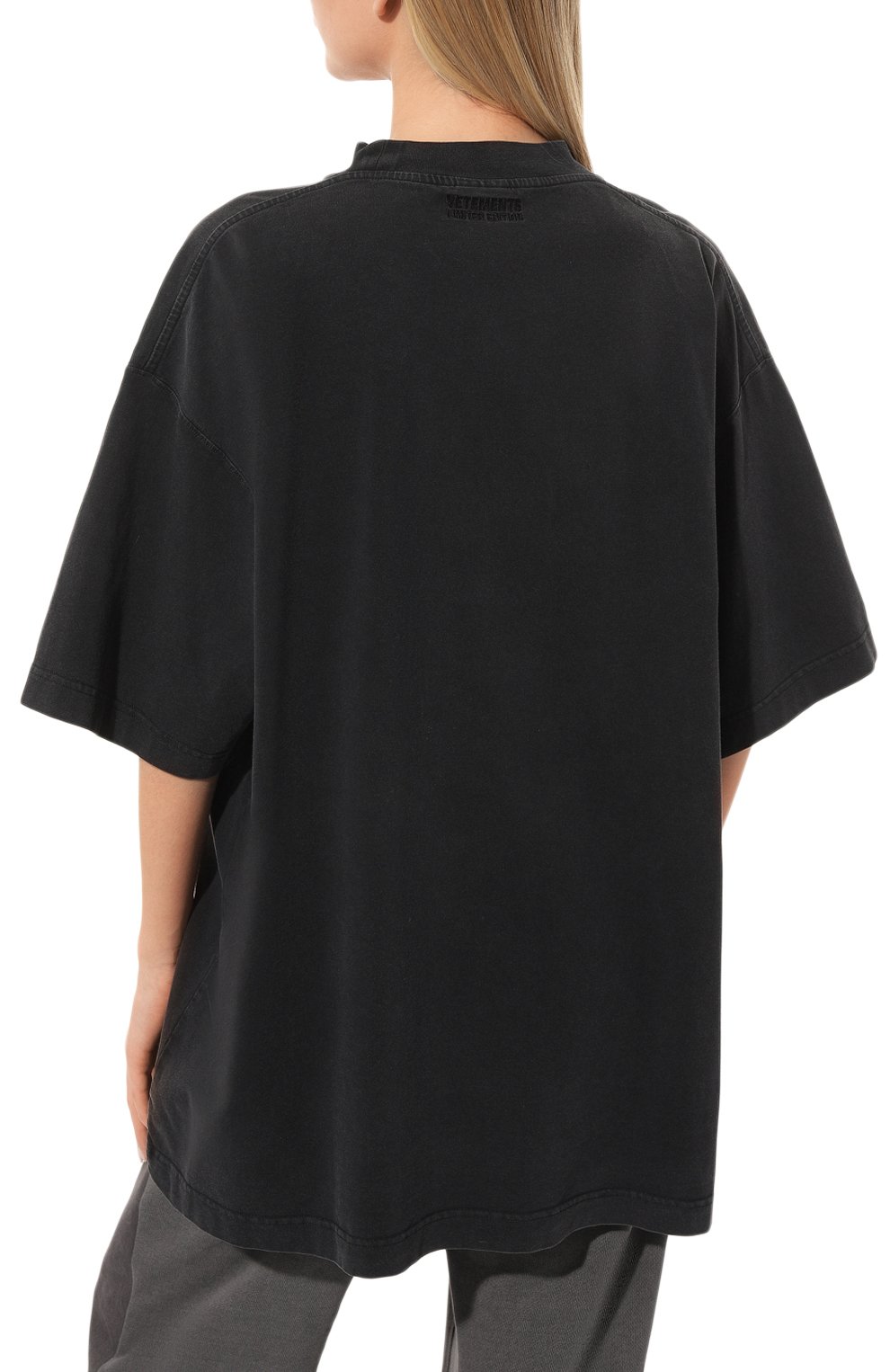 Хлопковая футболка VETEMENTS, арт. UE63TR720X, фото 4