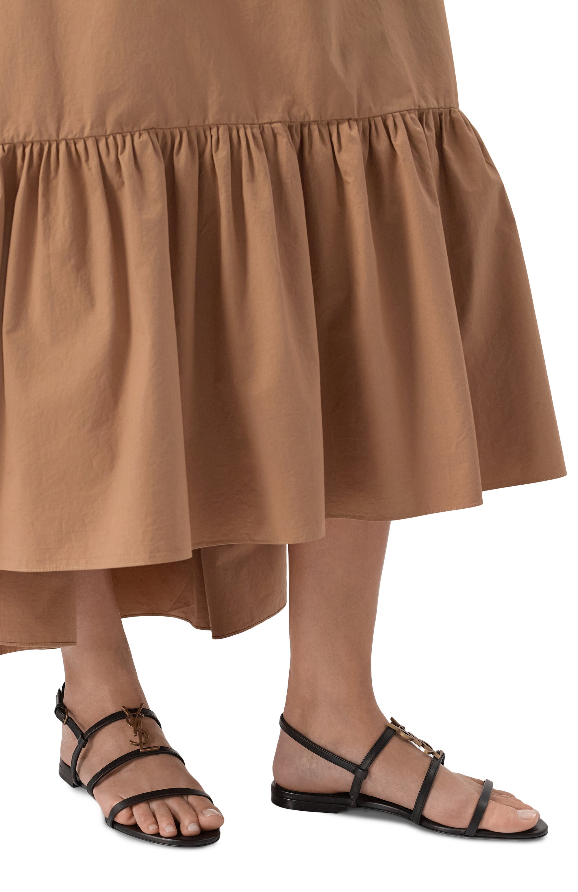 Кожаные сандалии new cassandra SAINT LAURENT, арт. 777348/BDATT, фото 2