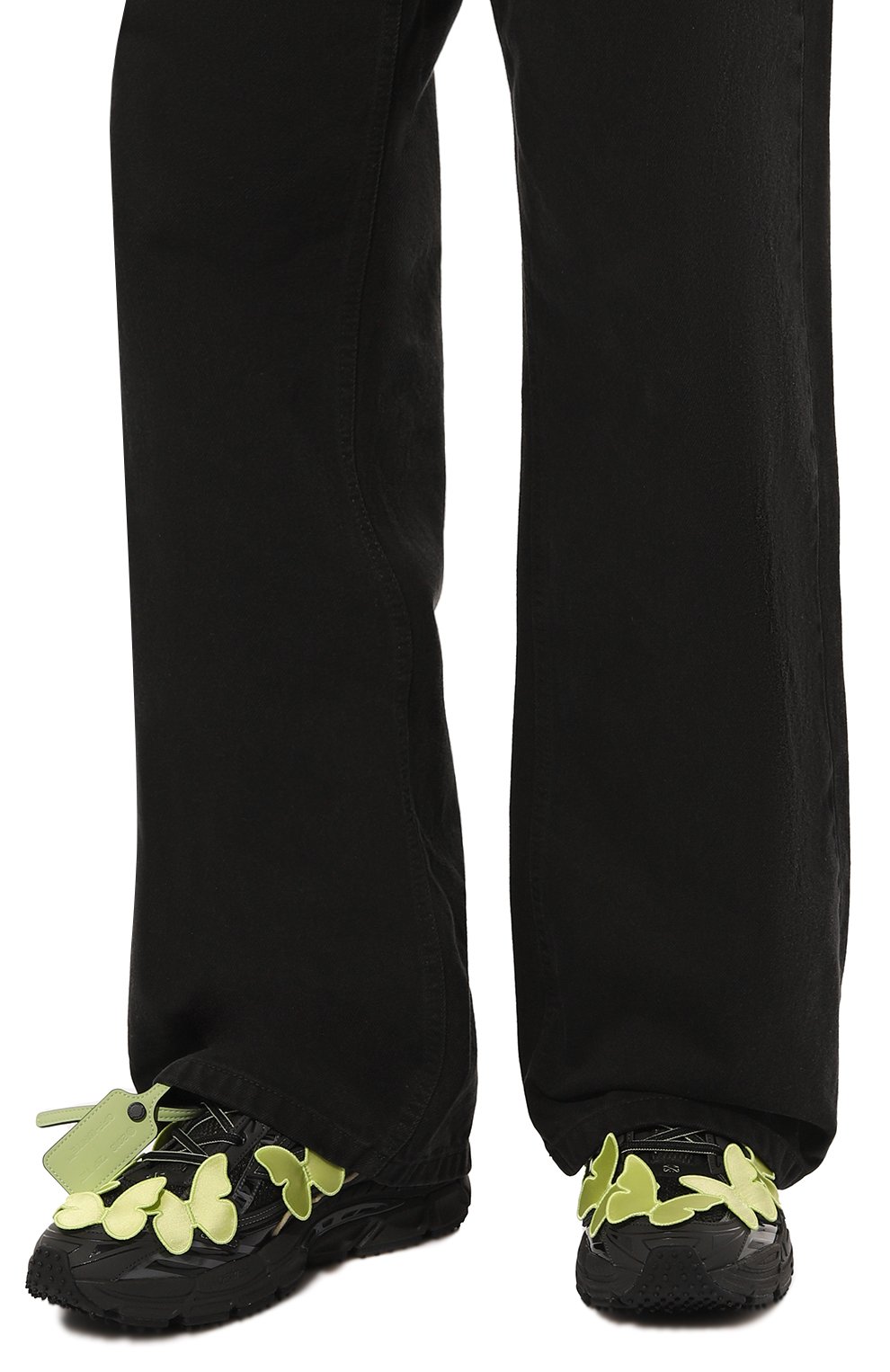 Комбинированные кроссовки be right back OFF-WHITE, арт. 0MIA295W24FAB002, фото 3