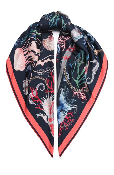 Шелковый платок ALEXANDER MCQUEEN, арт. 685002/3001Q, фото 1