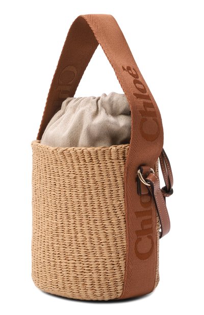 Сумка chloé x mifuko woody small CHLOÉ, арт. CHC23AS381L18, фото 4
