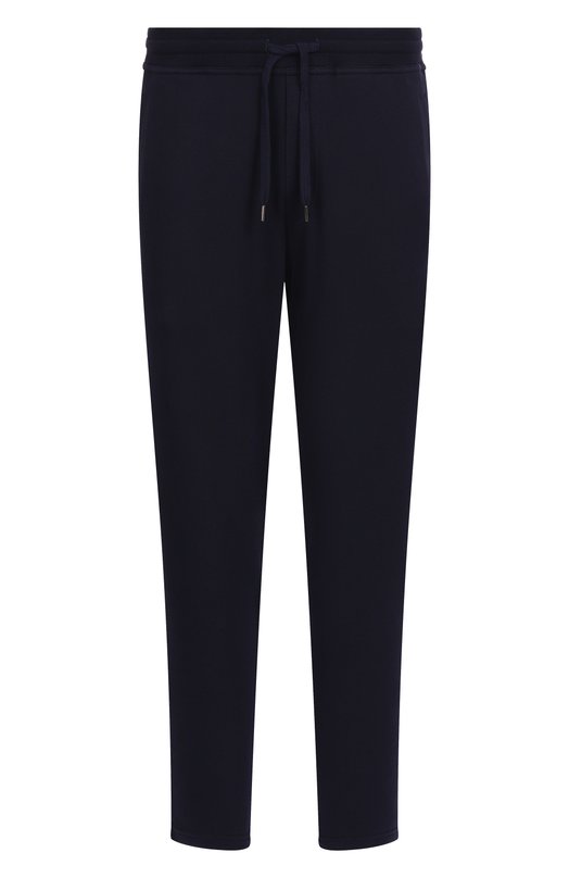 Хлопковые брюки Brunello Cucinelli MW8633243G Синий MW8633243G
