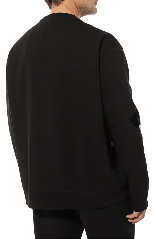 Хлопковый свитшот Paul&Shark 13311849/3XL-6XL Чёрный  13311849/3XL-6XL Фото 4