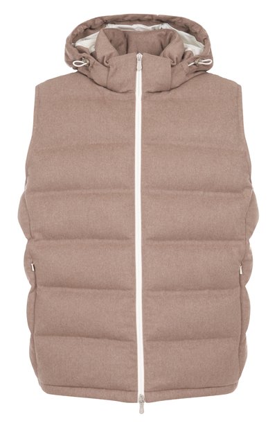 Мужской пуховый жилет BRUNELLO CUCINELLI, арт. MQ4631608