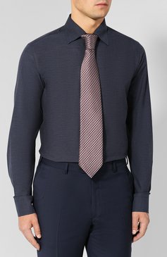Хлопковая сорочка с воротником кент BRIONI, арт. SCAE0L/040Q6, фото 1