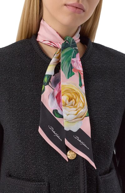 Шелковый шарф-твилли DOLCE & GABBANA, арт. FS215A/GDCUN, фото 2