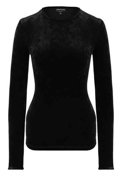 Женский бархатный топ GIORGIO ARMANI, арт. 6DAM74/AJZXZ