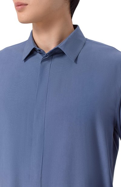 Шелковая рубашка MVST, арт. M26.2PM.B009/F121 SILK P0PELINE, фото 5