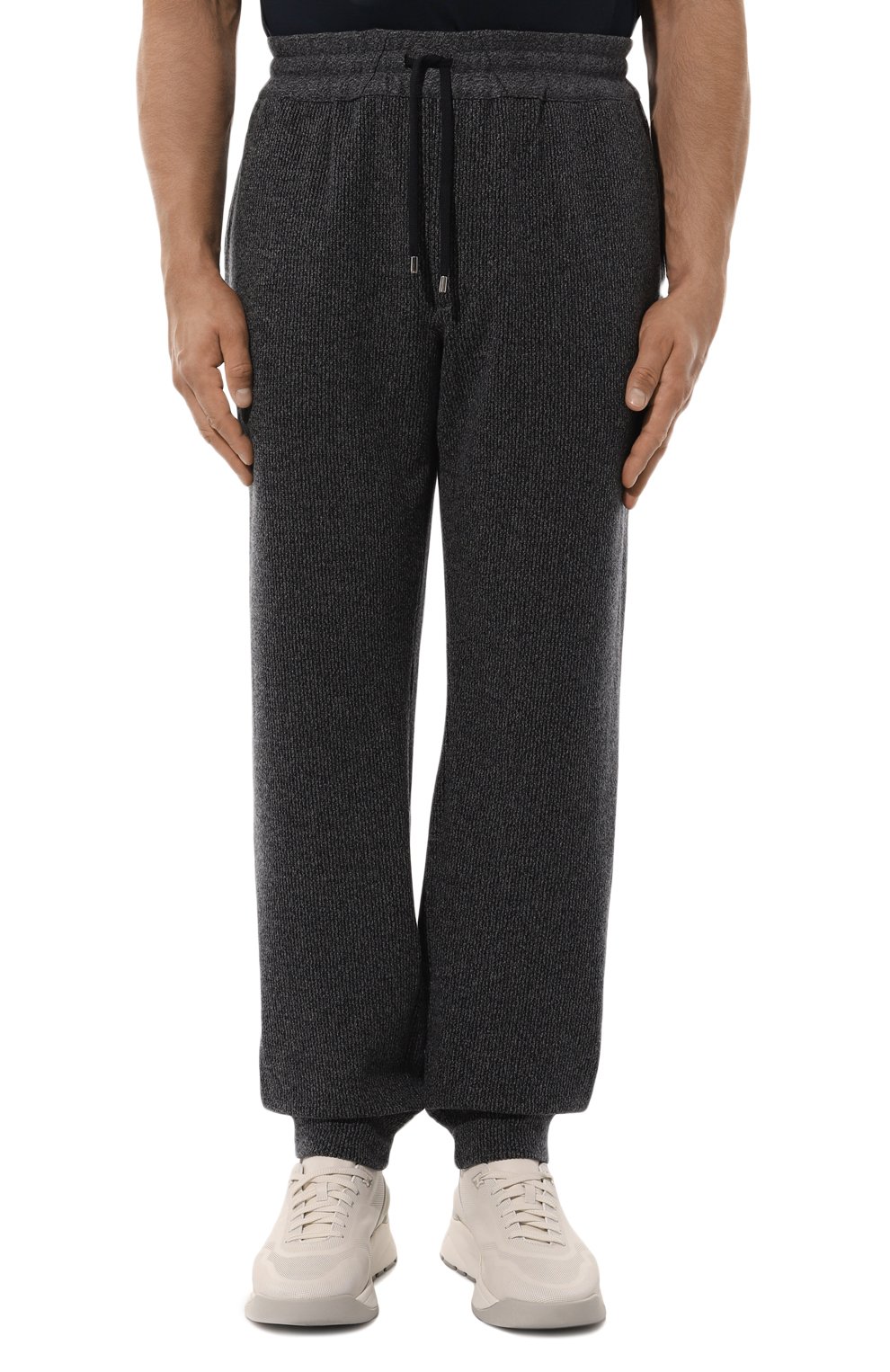 Джоггеры из шерсти и хлопка CORTIGIANI синего цвета по цене 148500 руб., арт. 1AF605, фото 3 Джоггеры из шерсти и хлопка CORTIGIANI, арт. 1AF605, фото 3