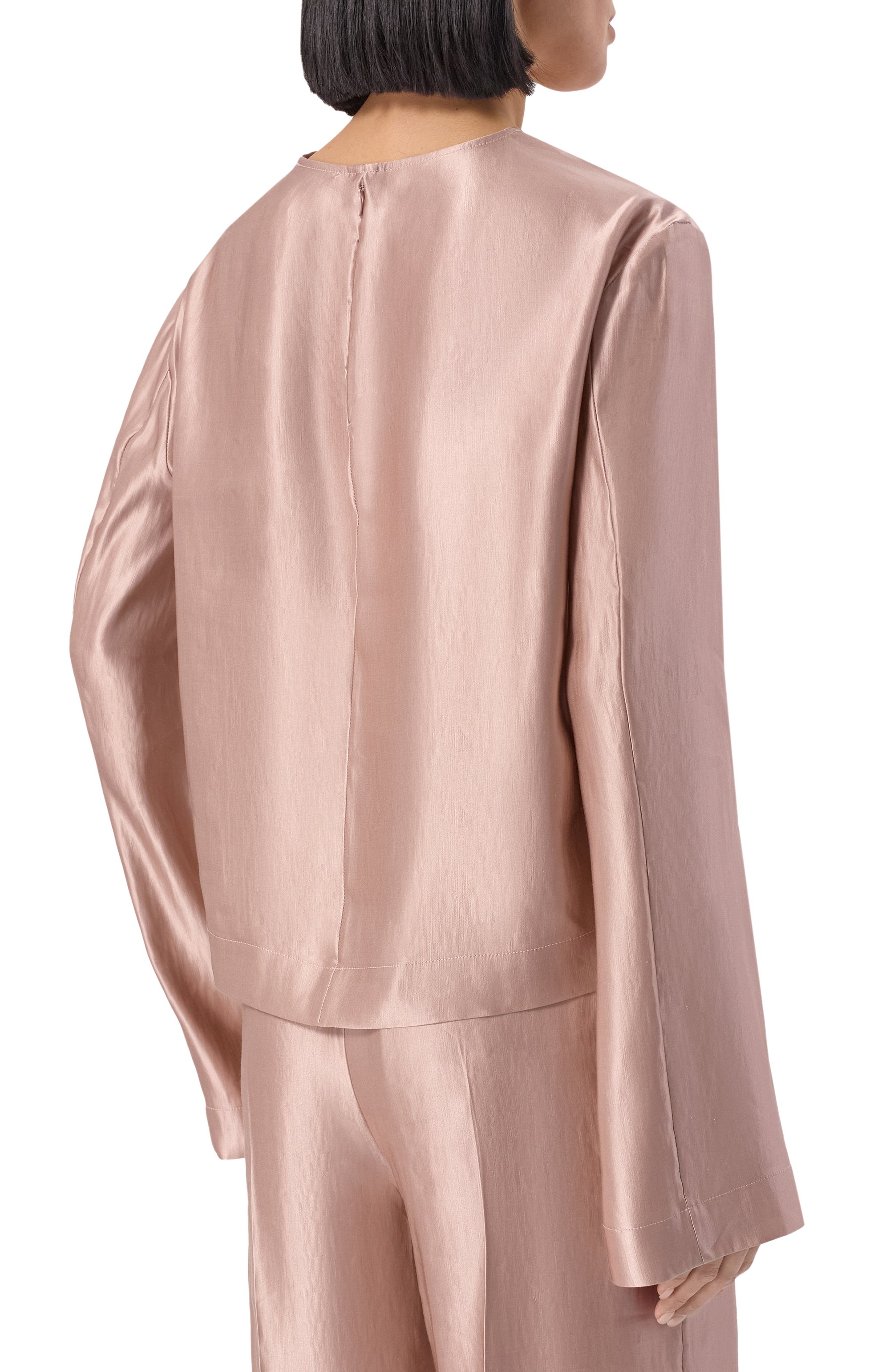 Блузка изо льна и шелка LOULOU DE SAISON, арт. NIN0, фото 4