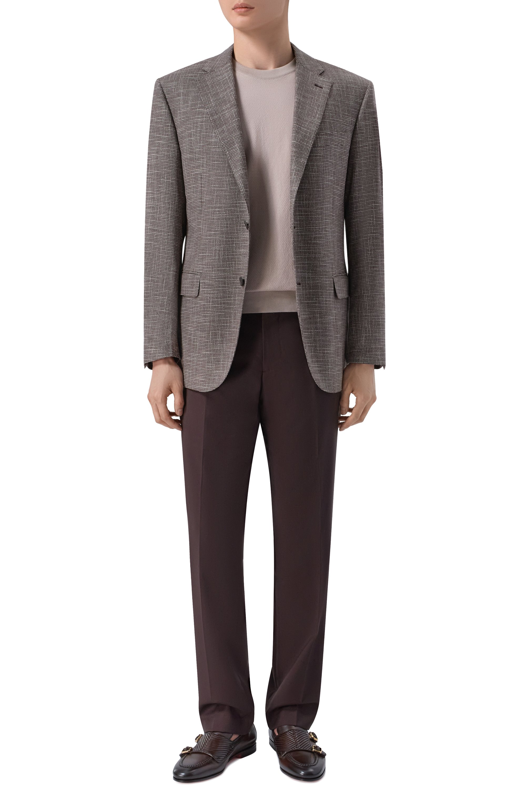 Шерстяные брюки ANDREA CAMPAGNA, арт. ZIP/1/LP1658, фото 2