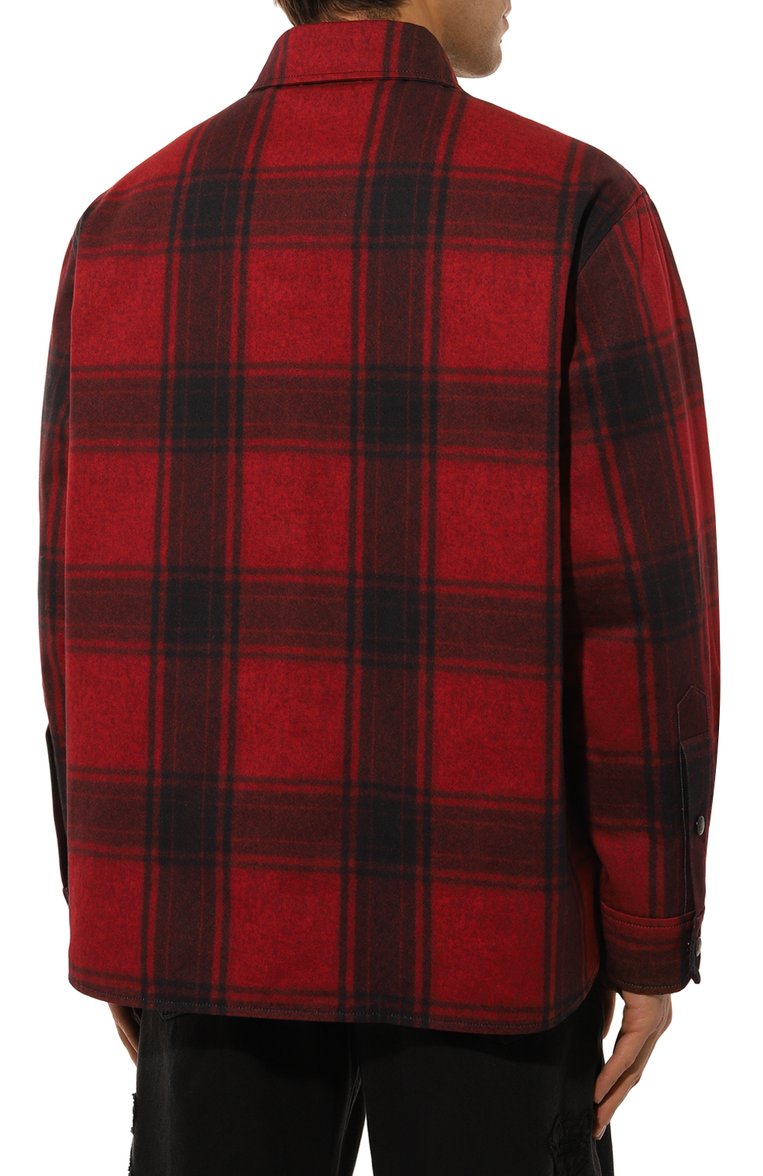 Хлопковая куртка-рубашка VALENTINO, арт. 5V3CI006A8T, фото 4