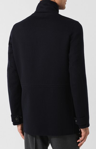 Кашемировая куртка на молнии с воротником-стойкой ZEGNA, арт. CRC40/4R107, фото 4