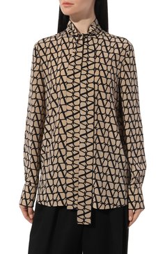 Шелковая блузка VALENTINO, арт. 3B3AB4J27SL, фото 3
