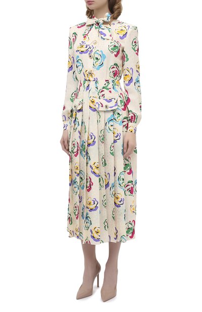 Шелковое платье ALESSANDRA RICH, арт. FAB2220-F2917, фото 3