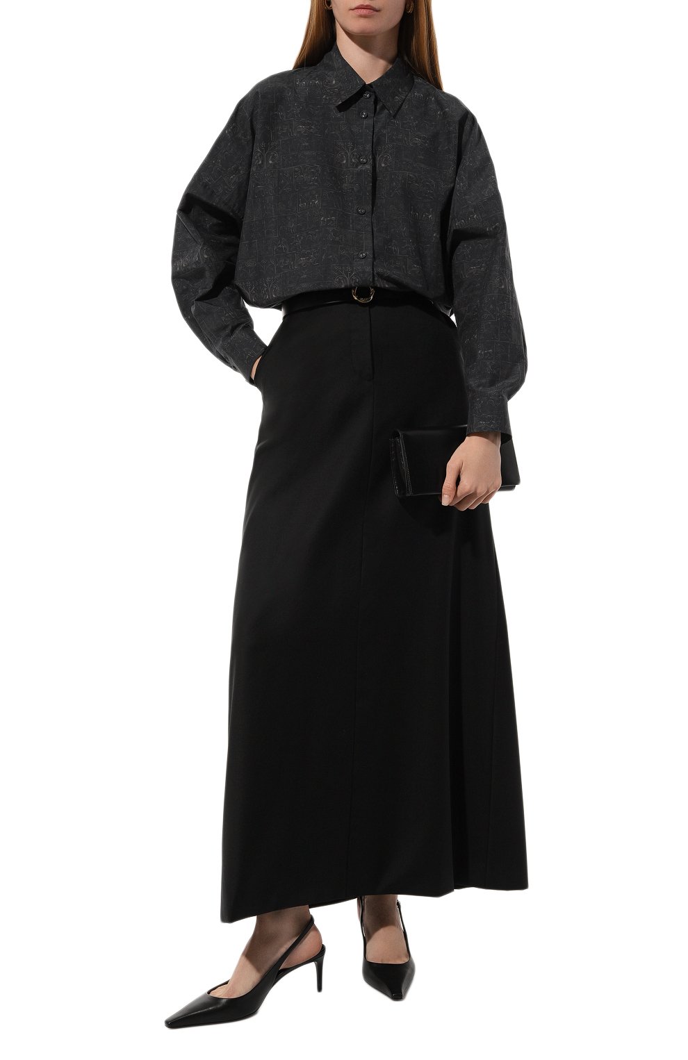 Рубашка из хлопка и шелка AKHMADULLINA, арт. 1225.2BL829/C705, фото 2