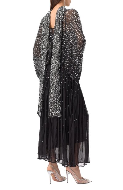 Шелковое платье с отделкой стразами ALBUS LUMEN, арт. AL.RT25.007.DRESS, фото 4