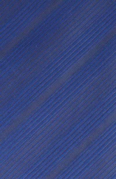Галстук из хлопка и шелка GIORGIO ARMANI синего цвета по цене 19300 руб., арт. 360054/2R903, фото 4 Галстук из хлопка и шелка GIORGIO ARMANI, арт. 360054/2R903, фото 4