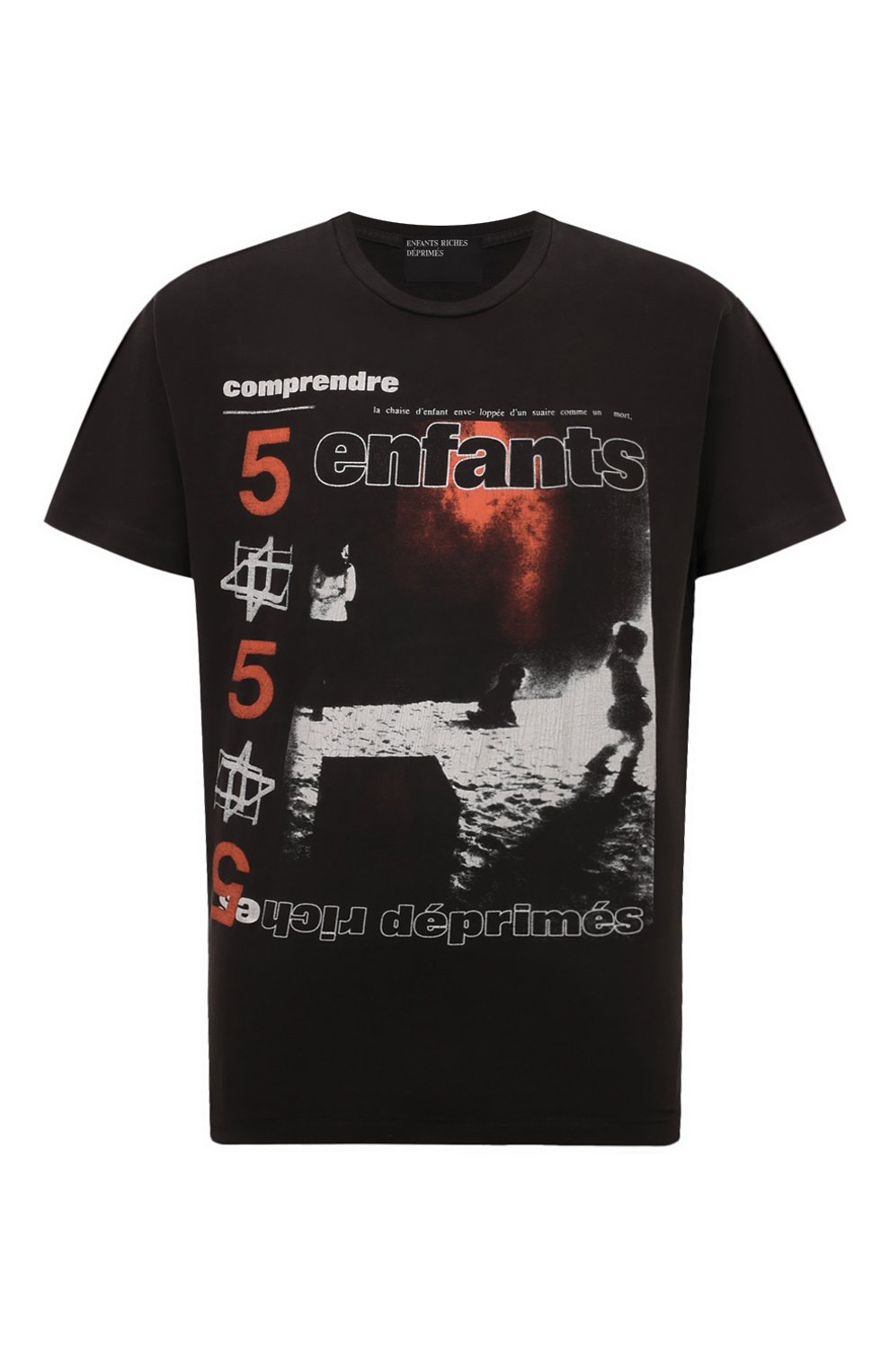 Хлопковая футболка ENFANTS RICHES DEPRIMES, арт. 010-744, фото 1