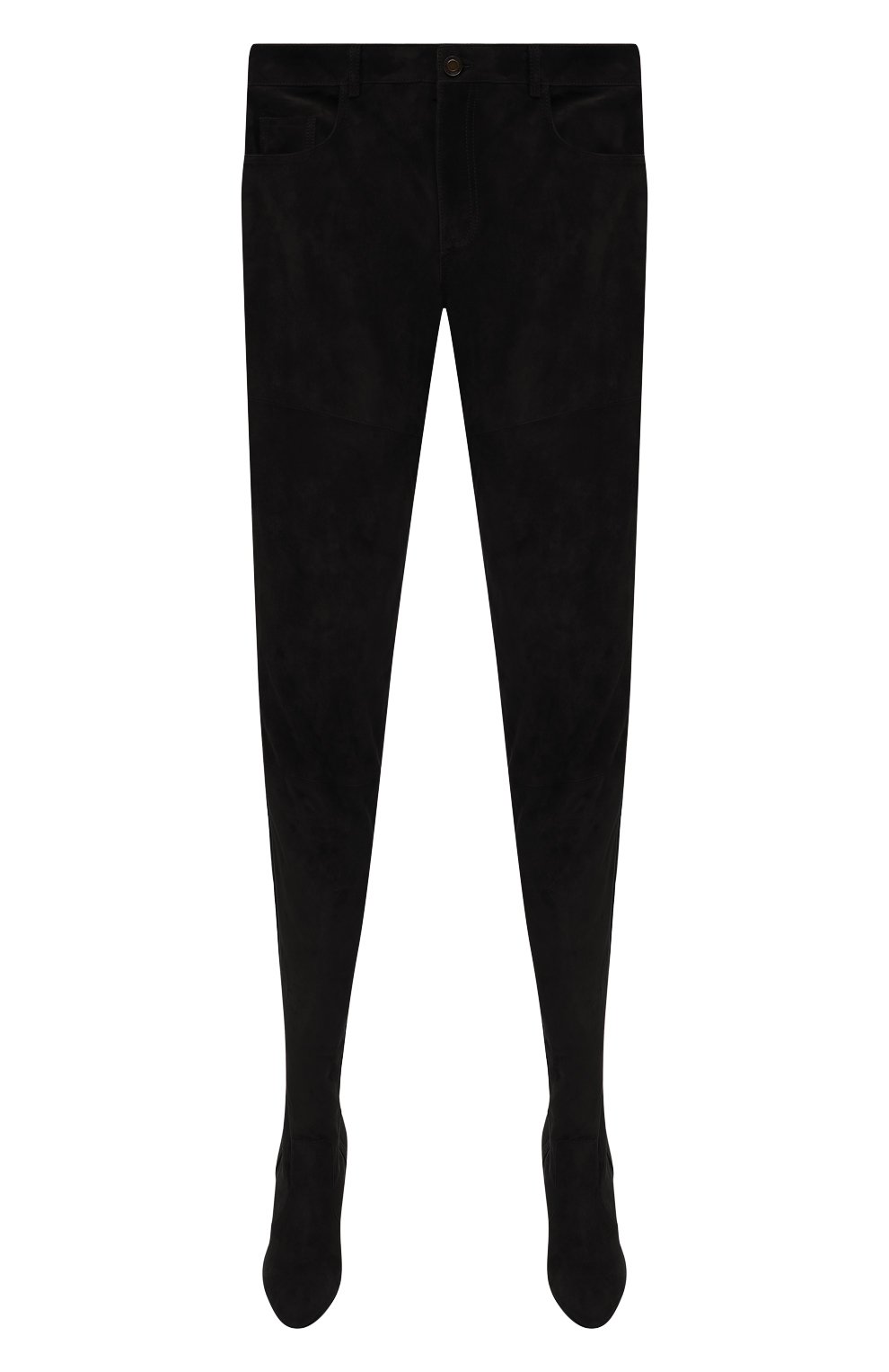 Замшевые брюки SAINT LAURENT, арт. 675724/0LI00, фото 1