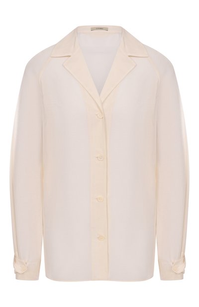 Рубашка из хлопка и шелка 12 STOREEZ, арт. 132257, фото 1