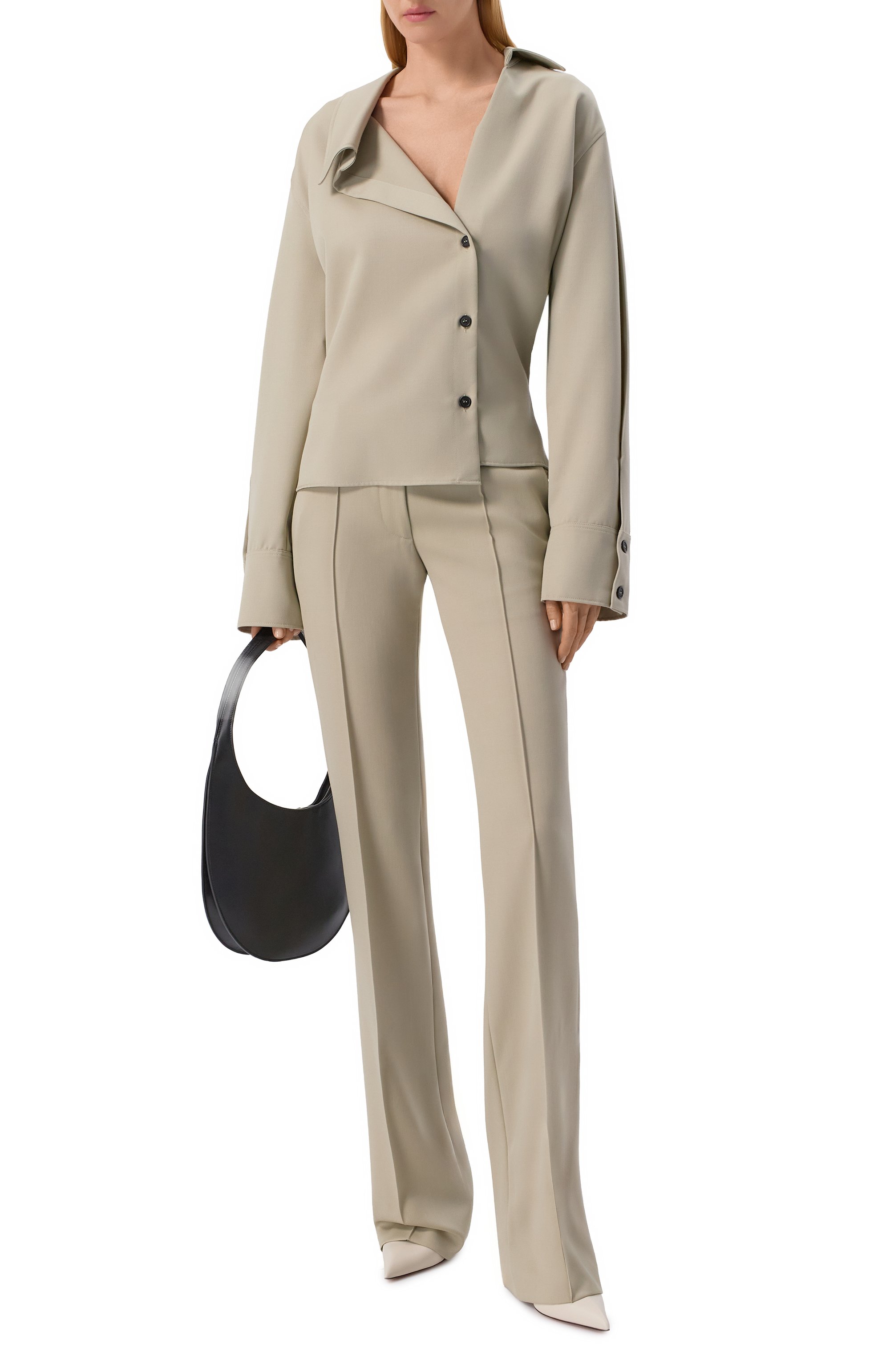 Шерстяные брюки THE ATTICO, арт. 260WCP00287/WWW065AA, фото 2