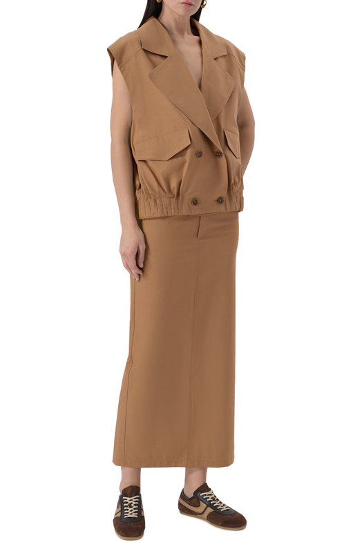 Замшевые кеды Dries Van Noten WS251/1159/126 Коричневый  WS251/1159/126 Фото 2