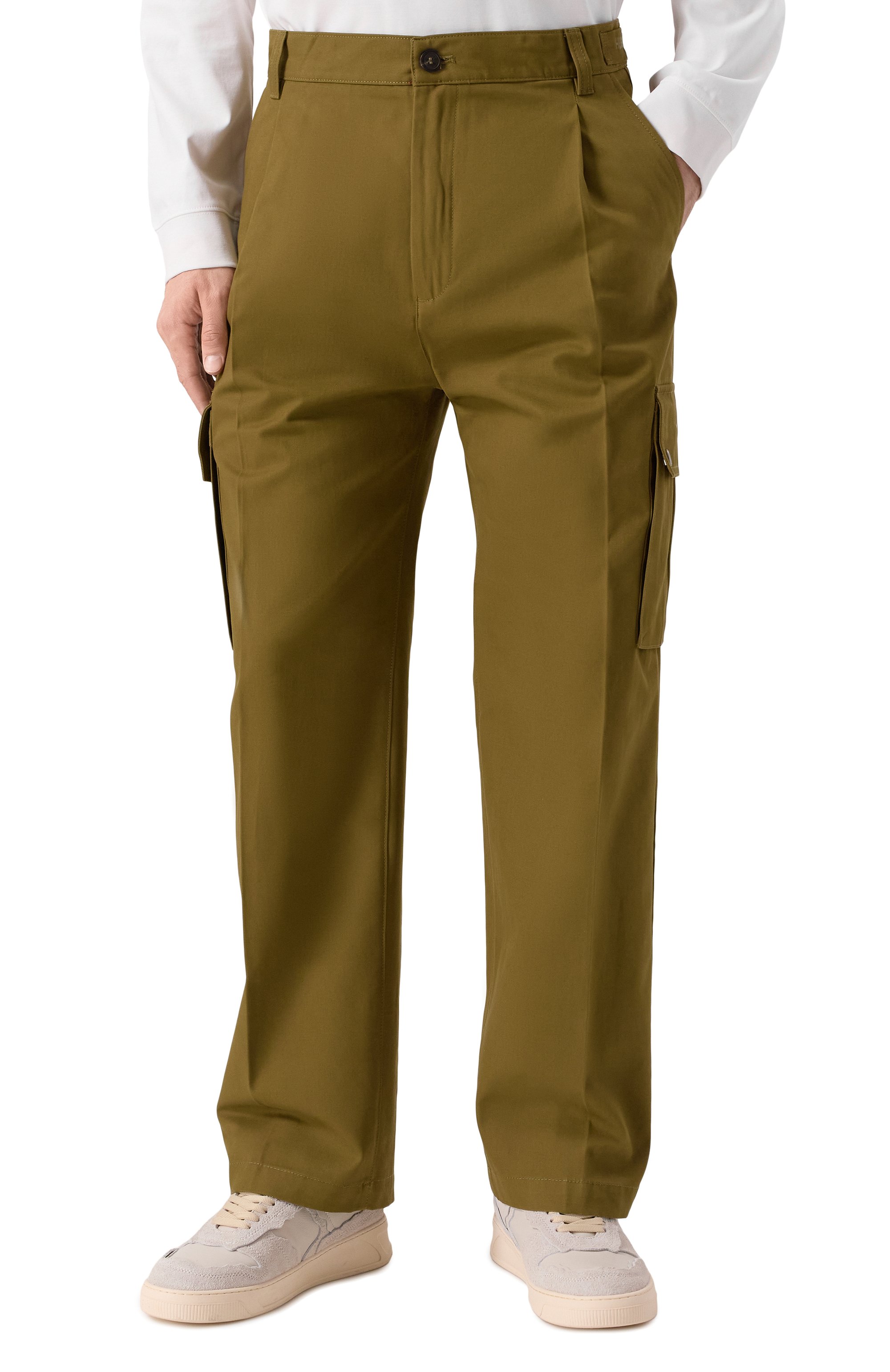 Хлопковые брюки-карго HUGO, арт. 50541377, фото 3