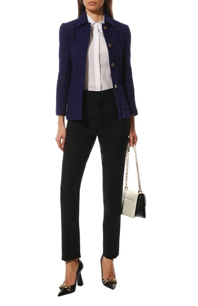 Шерстяные брюки SAINT LAURENT, арт. 517819/Y404W, фото 2