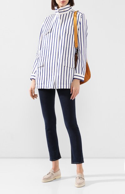 Замшевые лоферы summer charms walk LORO PIANA, арт. FAE5444, фото 2