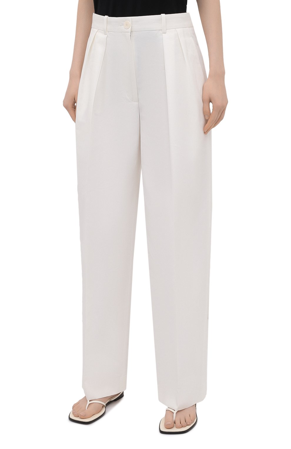 Хлопковые брюки THE ROW, арт. 5629W2047, фото 3