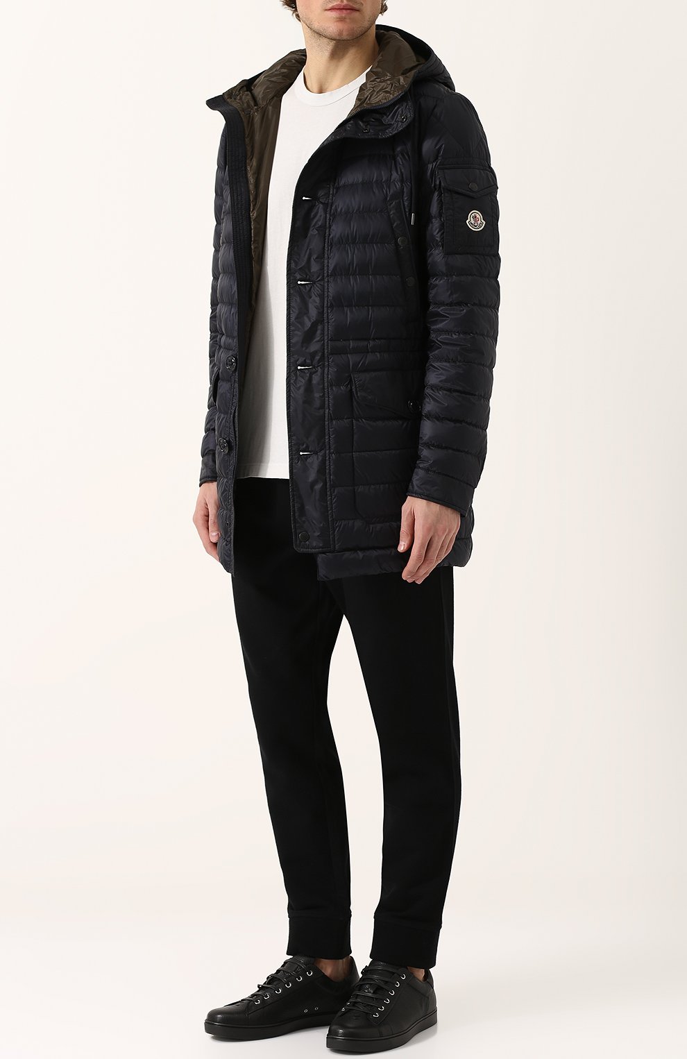 Кожаные кеды на шнуровке GIANVITO ROSSI, арт. S26340.M1BLK.B0XNER0, фото 2