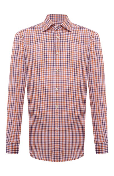 Мужская хлопковая рубашка KITON, арт. UCIH08879