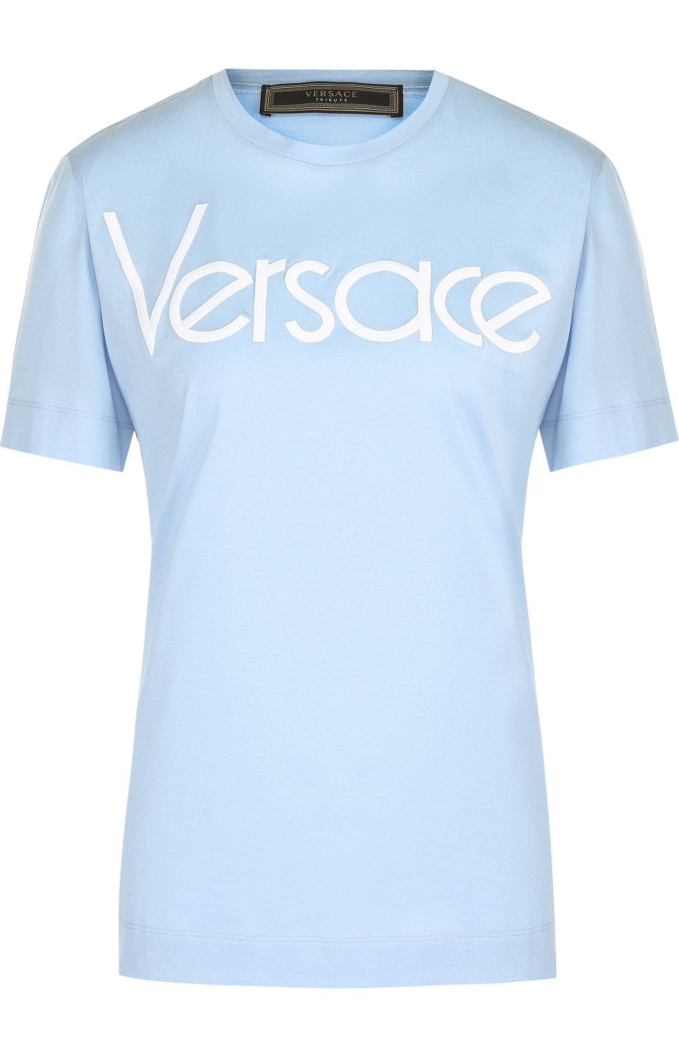 Хлопковая футболка с логотипом бренда VERSACE, арт. A80805/A201952, фото 1
