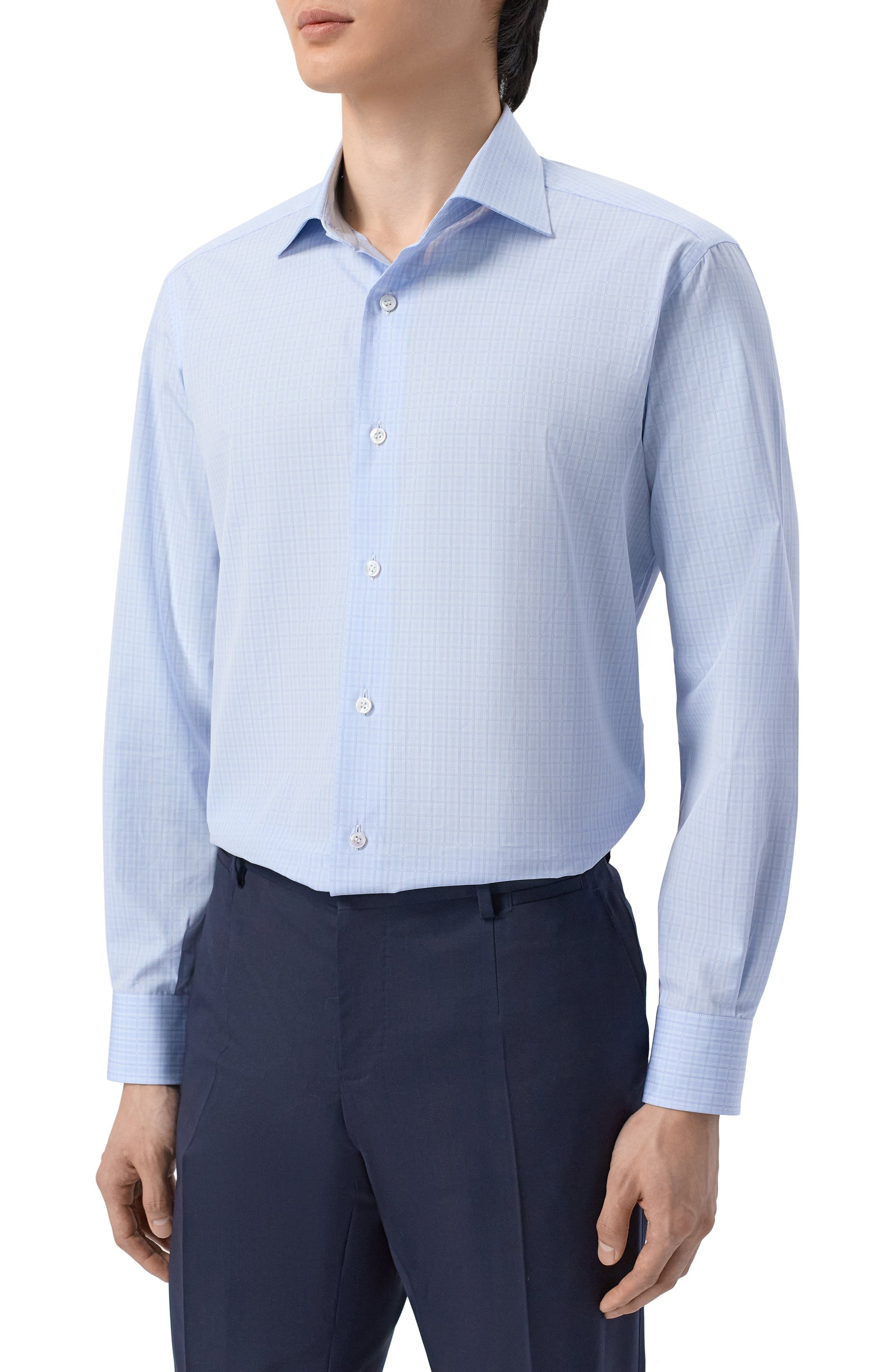 Хлопковая сорочка BRIONI, арт. RCB10M/PD04E, фото 3