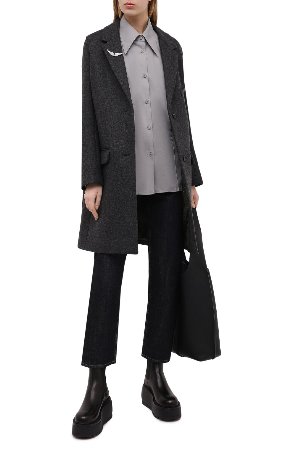 Шерстяное пальто ZADIG AND VOLTAIRE, арт. WJCT0603F, фото 2