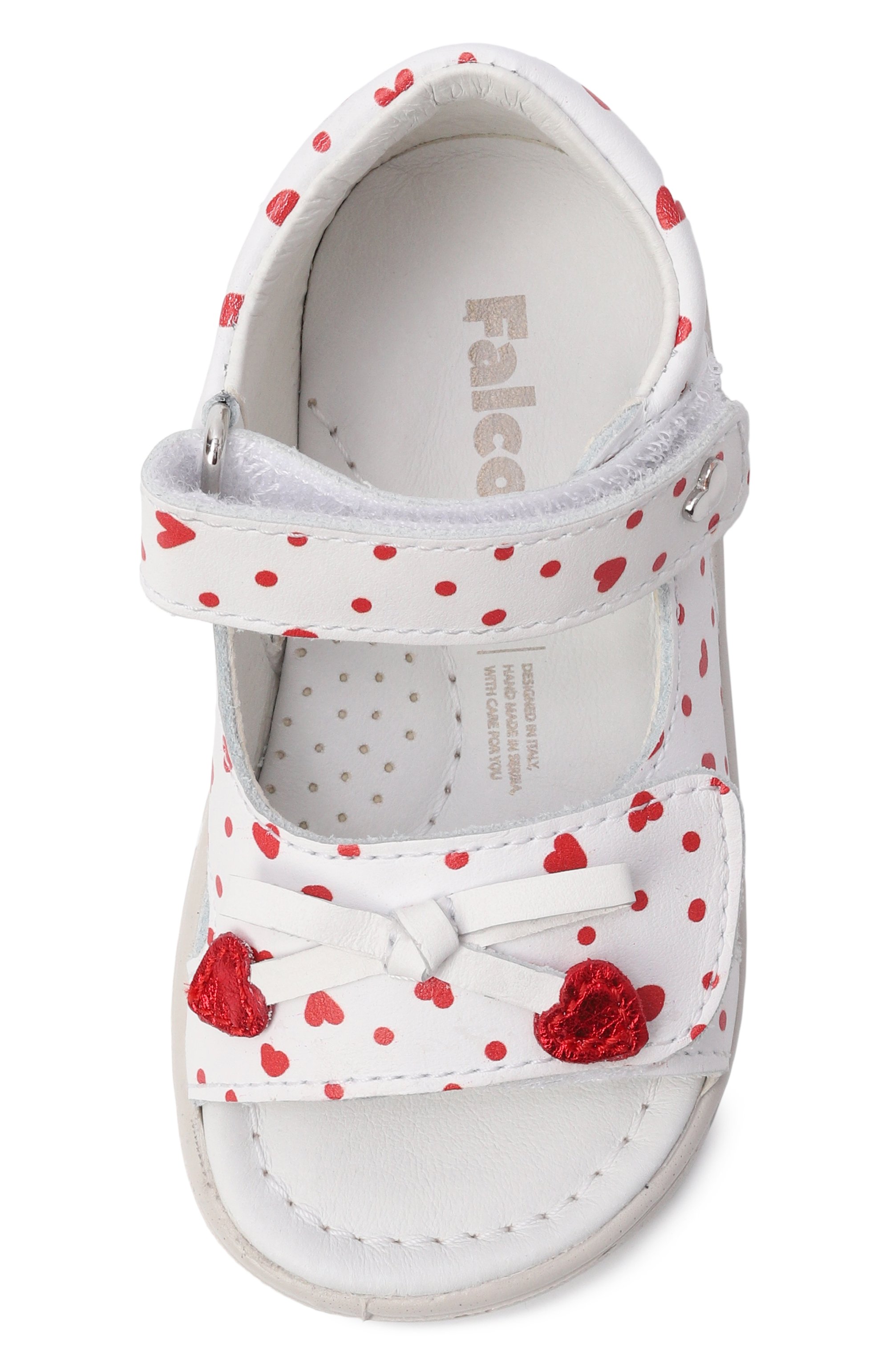 Кожаные сандалии kiffy FALCOTTO белого цвета по цене 11750 руб., арт. 1501155/03, фото 4 Кожаные сандалии kiffy FALCOTTO, арт. 1501155/03, фото 4