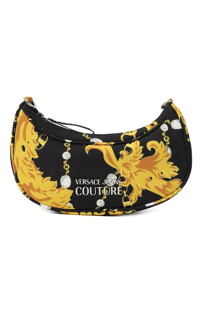 ♂♀新品・ウエストバッグ【Versace Jeans Couture】黒黄白 Сумка Couture 01 Versace Jeans Couture цвет черный купить в ЦУМ