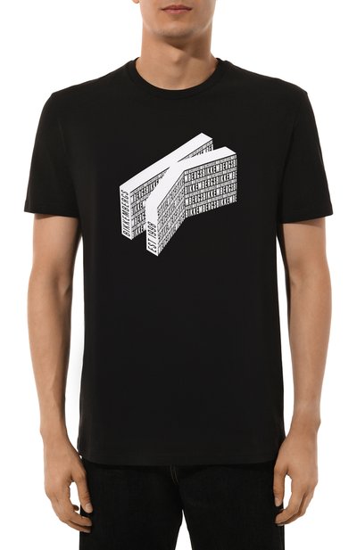 Хлопковая футболка DIRK BIKKEMBERGS, арт. PBMT0248, фото 3