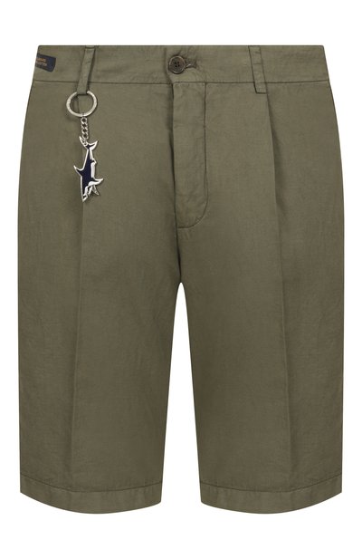 Шорты из хлопка и льна PAUL&SHARK, арт. 25414034, фото 1