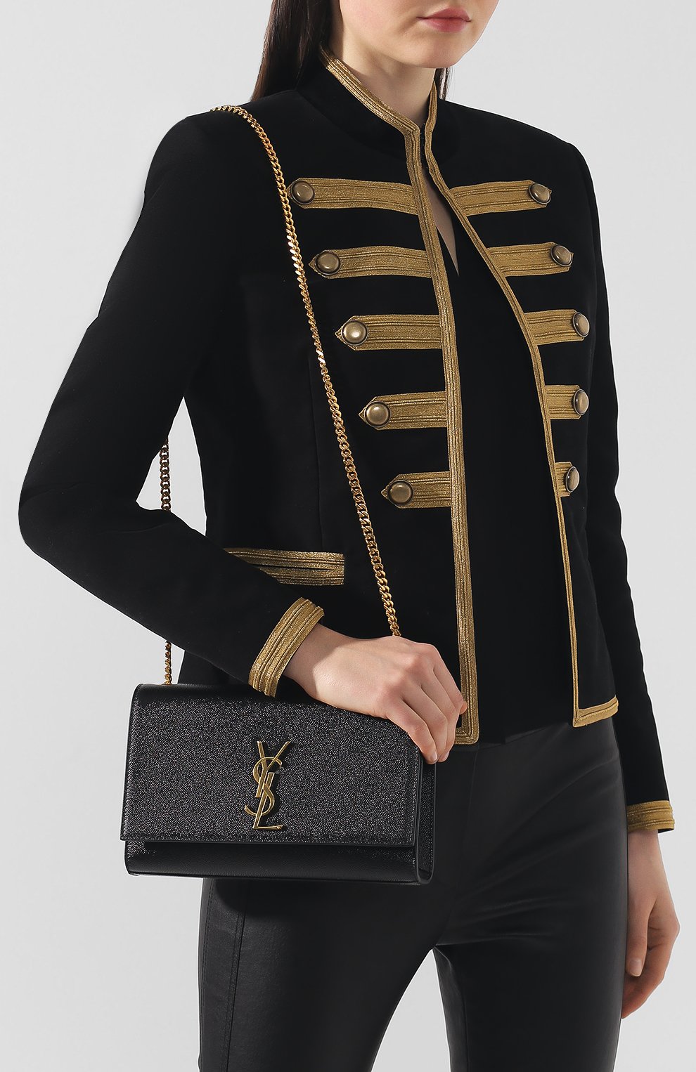 Сумка monogram medium SAINT LAURENT, арт. 364021/B0W0J, фото 5