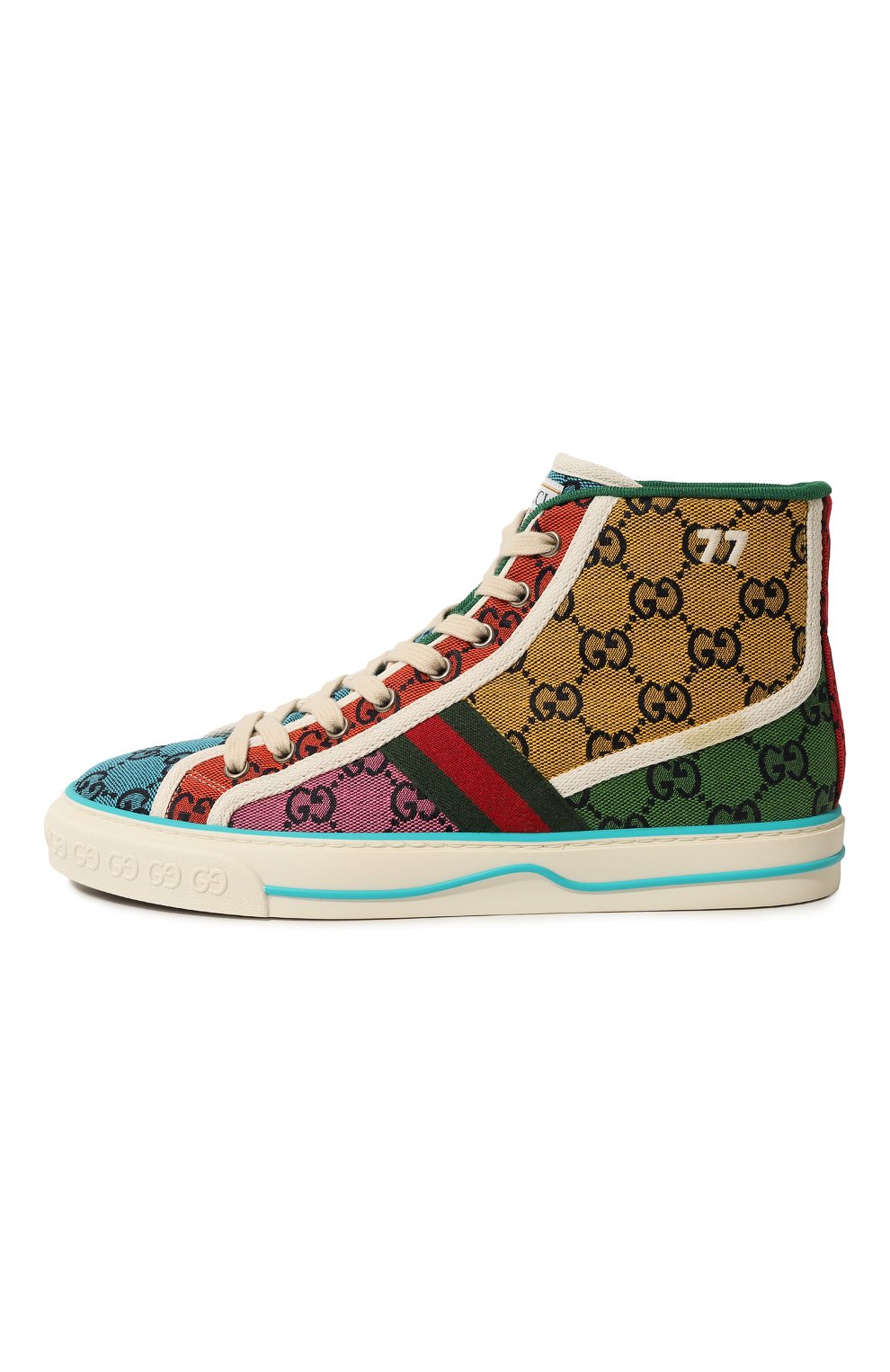 Текстильные кеды tennis 1977 GUCCI, арт. 663679 2UZ60, фото 4