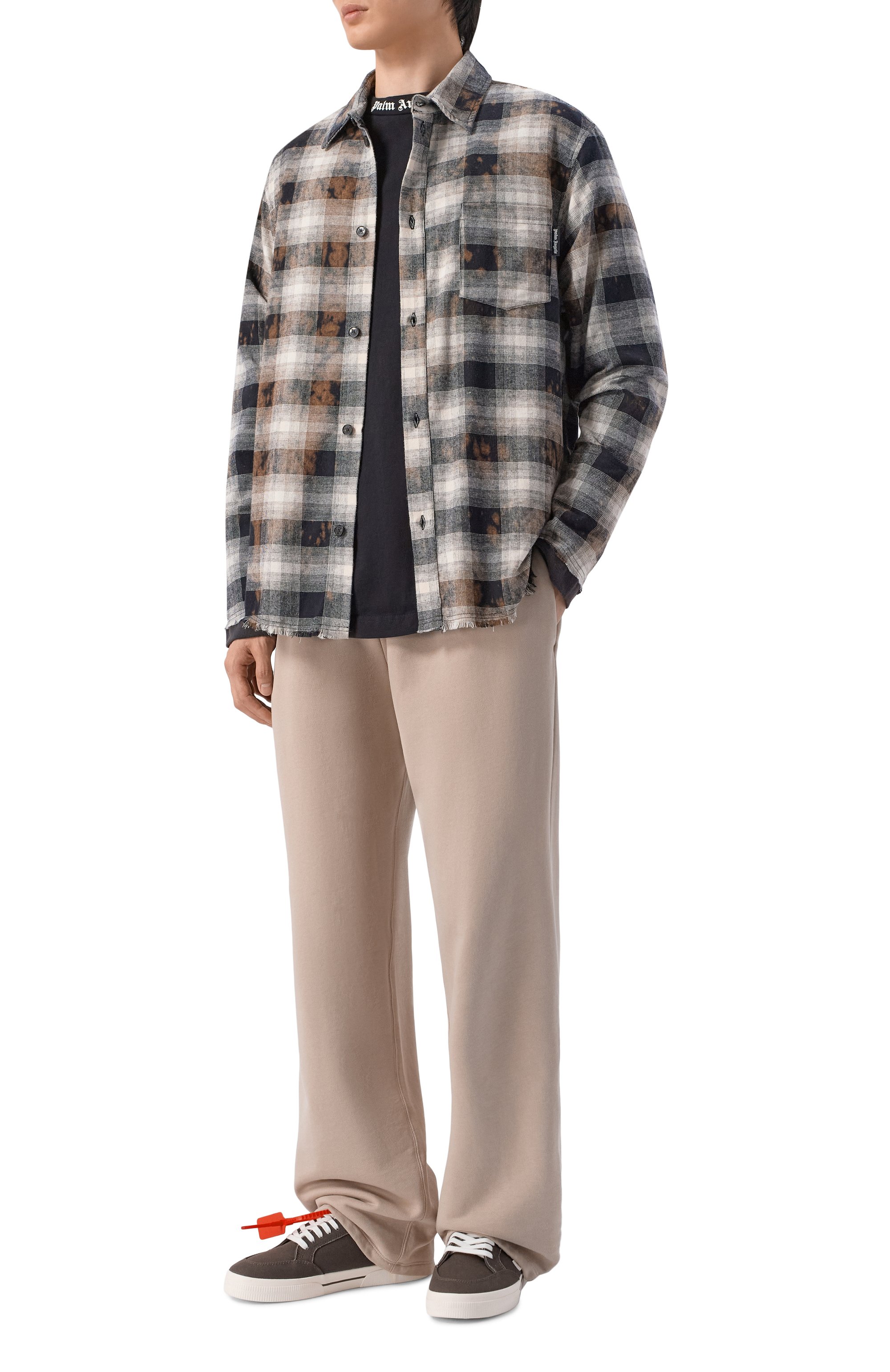 Хлопковый лонгслив PALM ANGELS, арт. PMAB059S26JER001, фото 2