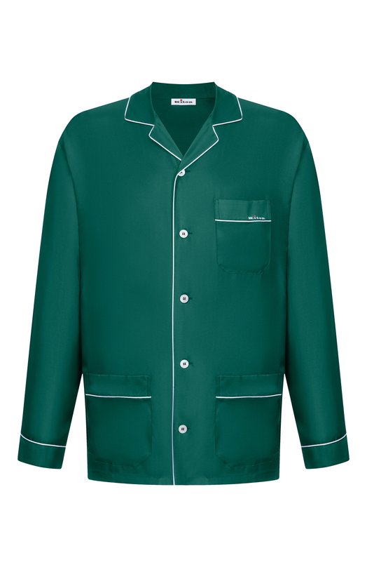 Шелковая рубашка Kiton UNWM011K0761H Зелёный UNWM011K0761H