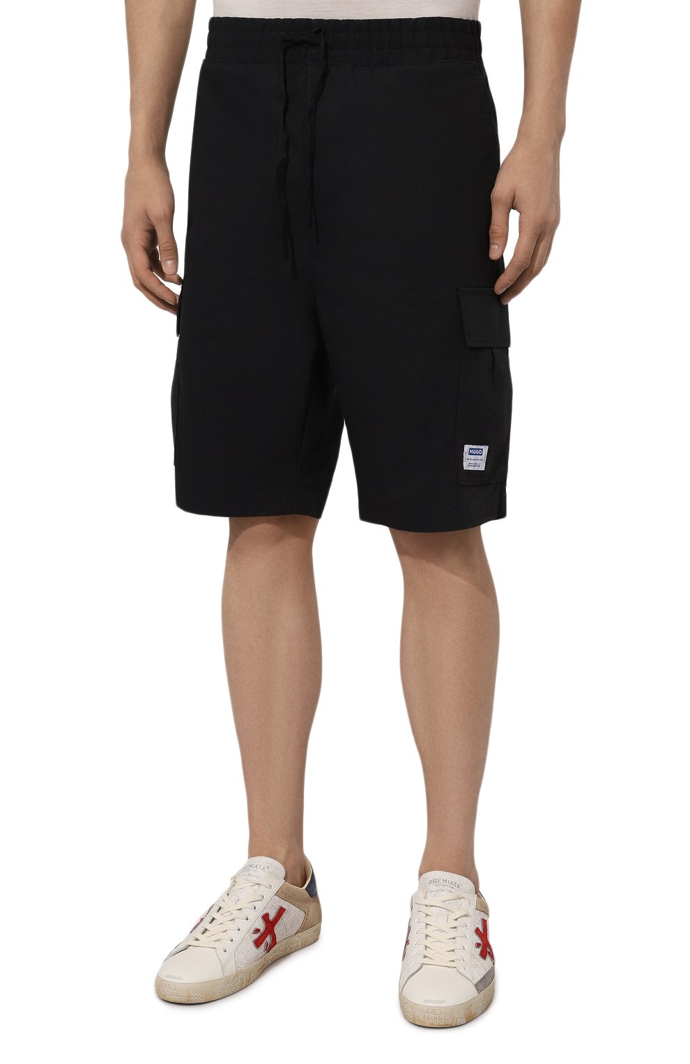 Хлопковые шорты HUGO, арт. 50517924, фото 3