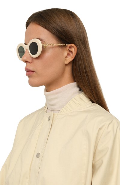 Солнцезащитные очки JACQUEMUS, арт. LES LUNETTES PRALU 0FF WHITE, фото 2