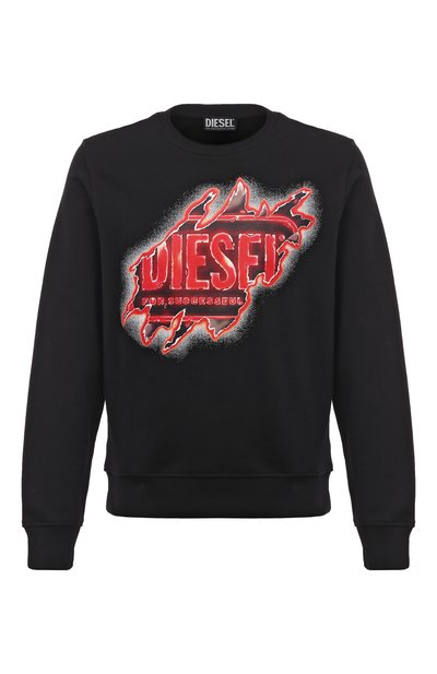 Хлопковый свитшот DIESEL, арт. A09827/0BAWT, фото 1