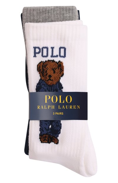 Женские комплект из трех носков POLO RALPH LAUREN, арт. 455854092